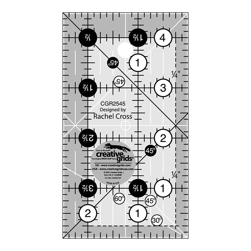 Creative Grids Quilt Ruler 2-1/2" x 4-1/2" Primary Image