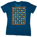 Take a Look at This Quilt Behind Me Ladies V-Neck Teal T-Shirt - Medium Alternative View #1