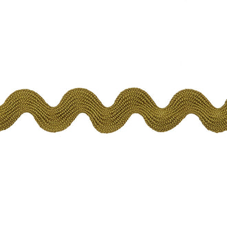 Olive Ric Rac Large (3/4" Poly)