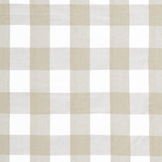 Easy Living Toweling - Big Checks Flax Off White 18" Toweling Yardage