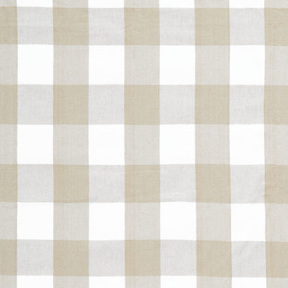 Easy Living Toweling - Big Checks Flax Off White 18" Toweling Yardage