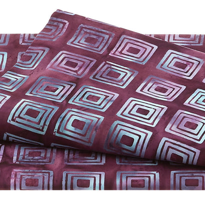 Urbanization Batiks - Squares Amethyst 2 Yard Cut