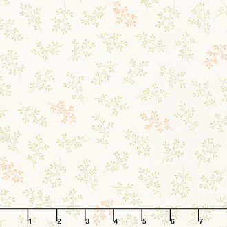 Practical Magic - Olive Branch Parchment Yardage