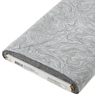 Collection CF - Charcoal Waves 10 Yard Bolt