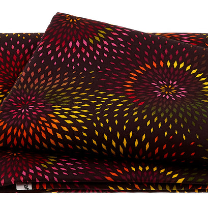 Radiance - Exploding Circle Eggplant 108" Wide 3 Yard Cut