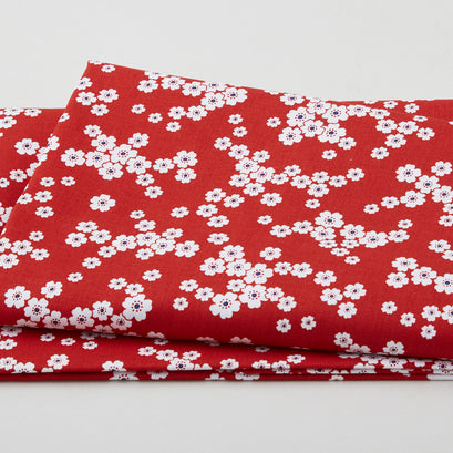 Anthem - Spaced Floral Red 2 Yard Cut
