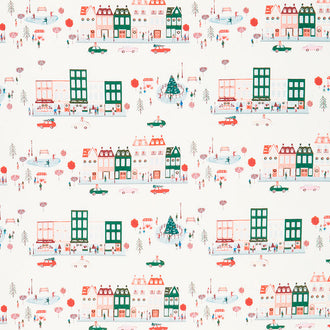 Christmas in the City - Joyful Boulevard Day White Yardage