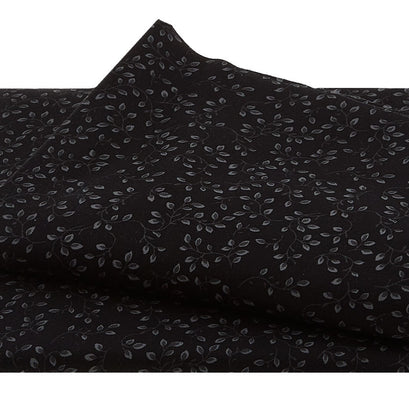 Folio - Vines Black 108" Wide Backing 3 Yard Cut