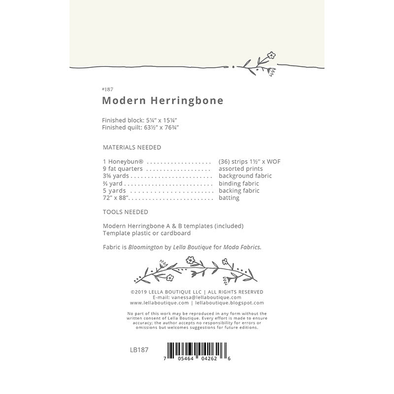 Digital Download - Modern Herringbone Alternative View #1