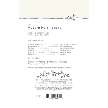 Digital Download - Modern Herringbone Alternative View #1