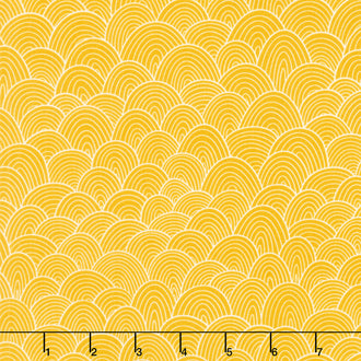 Verbena - Petals Goldenrod Yardage