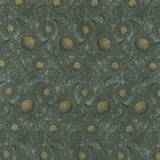 Autumn Fields - Tonal Oregano Metallic Yardage