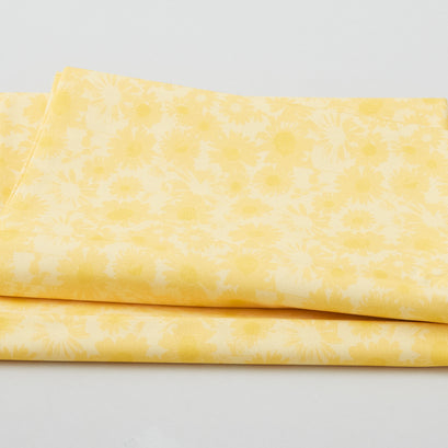 Floral Texture Favorites - Yellow 2 Yard Cut