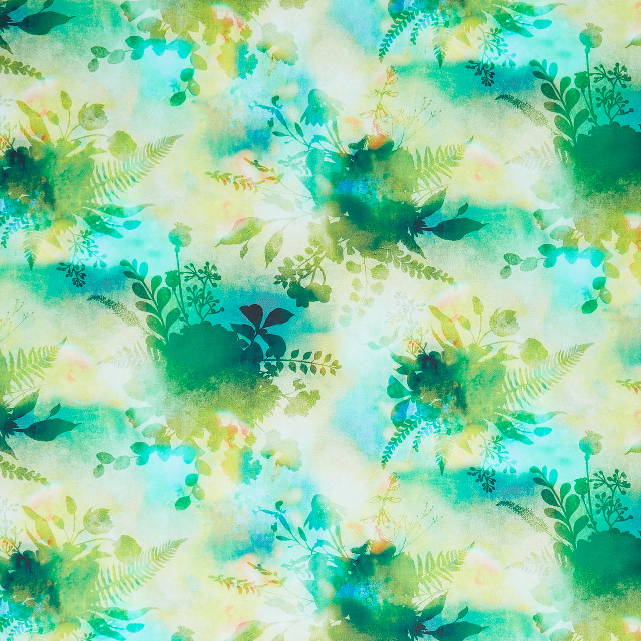 Misty Garden - Bouquet Fern Yardage Primary Image