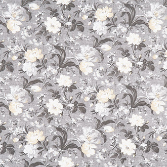 Lockwood Manor - Large Floral Dark Gray Yardage