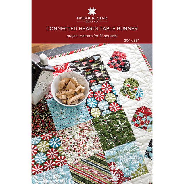 Connected Hearts Table Runner Pattern by Missouri Star Primary Image
