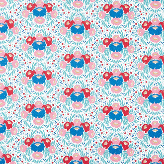 Jubilee - Autumn Bouquet Teal Yardage