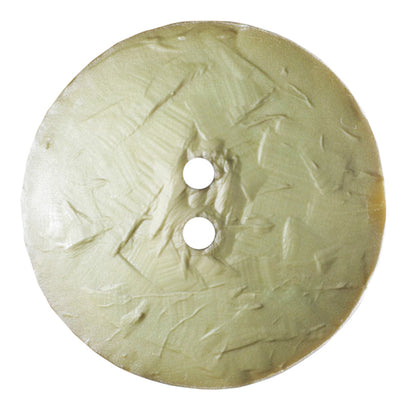 Round Polyamide 60mm Button - Olive Green