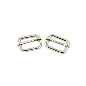 Emmaline 1" Wire Formed Strap Sliders - Set of Two Nickel