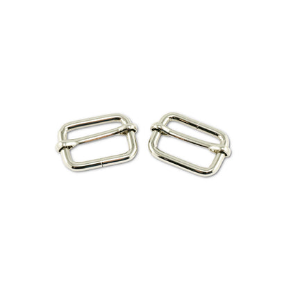 Emmaline 1" Wire Formed Strap Sliders - Set of Two Nickel
