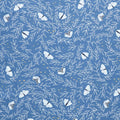 Moonchild - Moths Denim Metallic Yardage Primary Image