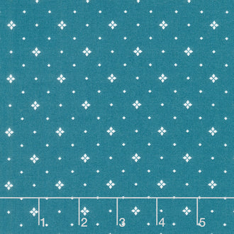 Arrival of Winter - Ditsy Dark Teal Yardage