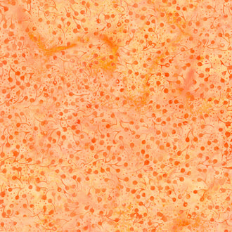 Tropical Oasis Batiks - Berries Orange Daffodil Yardage