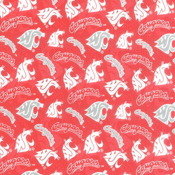 NCAA - Washington State Tone on Tone Red Yardage Primary Image