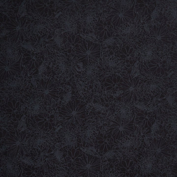 Solitaire Black - Blossom Black Yardage Primary Image