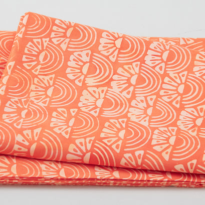 Pura Vida Batiks - Island Sunrise Papaya 2 Yard Cut