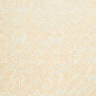 Tonga Pansy - Symmetrical Floral Tiles Sand Yardage