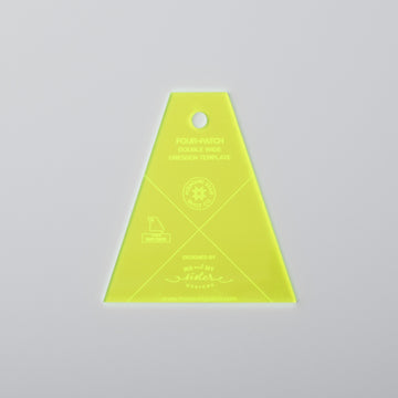 Four-Patch Double Wide Dresden Template & Starburst Pattern Alternative View #1