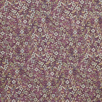 Imperial Collection - Honoka Plum Colorstory Vines Plum Metallic Yardage