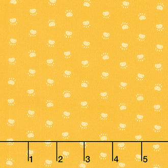 Oh Woof! - Pawsome Walk Yellow Yardage