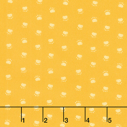 Oh Woof! - Pawsome Walk Yellow Yardage