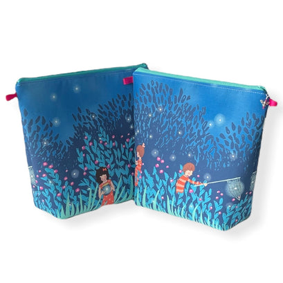 Stitched by Jessalu - Fireflies Tall Wedge Bag