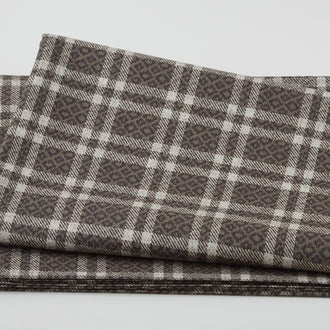 Welcome to the Cabin - Cozy Plaid Charcoal 2 Yard Cut