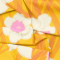 Reverie - Daffodils Goldenrod Metallic Yardage Alternative View #1