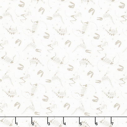 Roar - Dinosaur Bones Cream Yardage