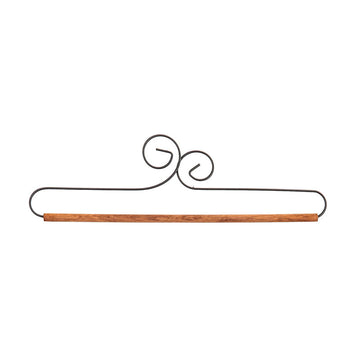 Double Scroll Dowel Quilt Hanger - 12" Primary Image