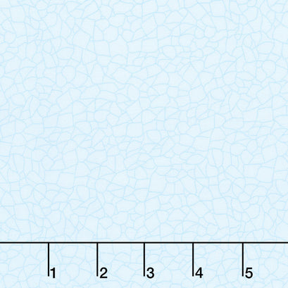 Polar Bear Attitude - Crackle Light Blue Yardage