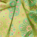 Jeweled Leaves - Medallions Peridot Yardage Alternative View #1