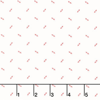 Red and White Gatherings - Sweet Pea Vanilla Yardage