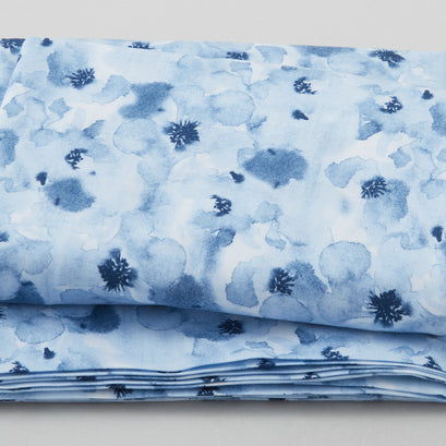 Enchantment - Packed Floral Blue 3 Yard Cut