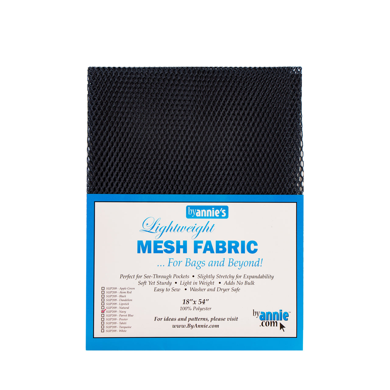 ByAnnie Lightweight Mesh - 18" x 54" - Navy Primary Image