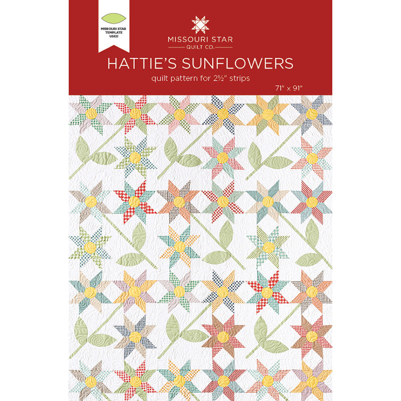 Hattie's Sunflowers Quilt Pattern by Missouri Star Primary Image