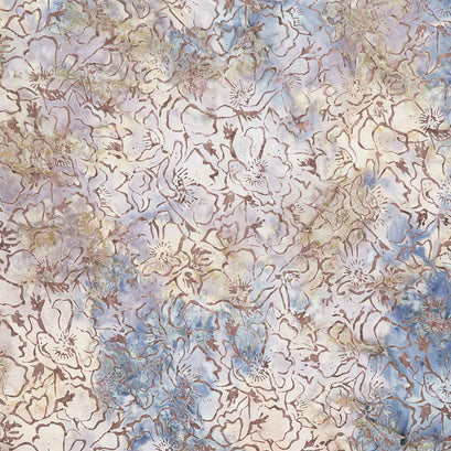 Tonga Batiks - Lakeside Poppy Field Canoe Yardage