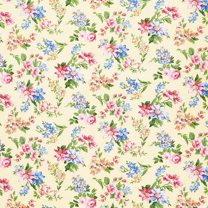 Serene - Flowers Sunshine Yardage
