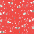 Twas - Not Even A Mouse Red Yardage Primary Image