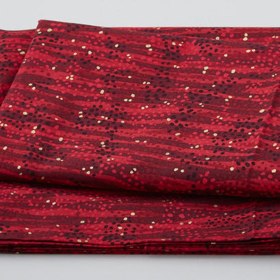 Dewdrop - Dewdrop Cherry Metallic 2 Yard Cut